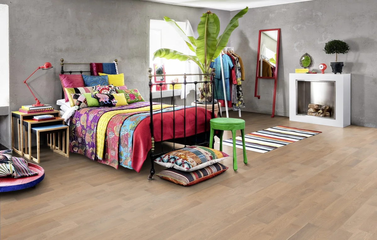 Паркетная доска Kahrs Песочная Дуб Портофино Portofino 152N38EK0VKW240 Variation 2423×200×15