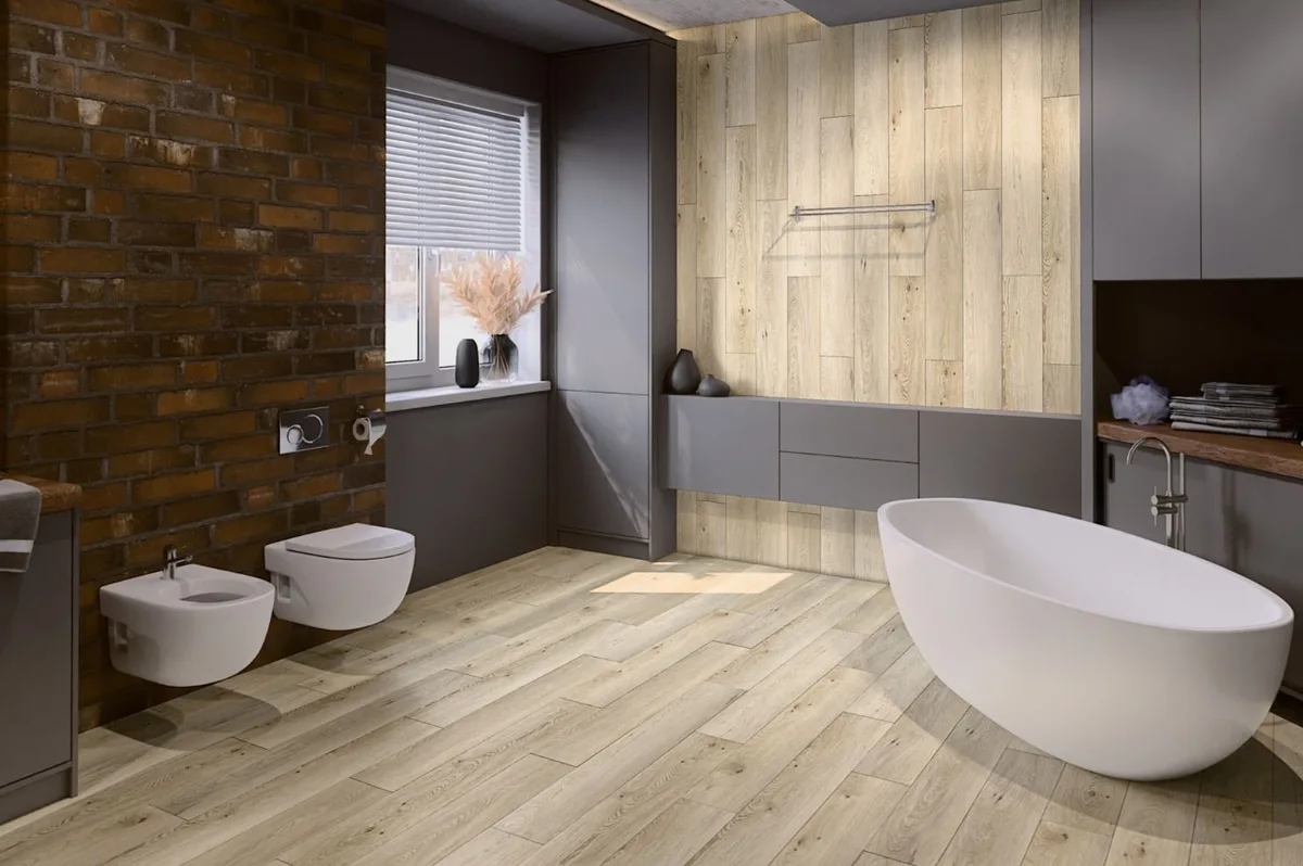 Кварцвиниловая плитка Damy Floor клеевая Family LVT Дуб Кавказский 9531-2A-LVT 1227×187×2,5