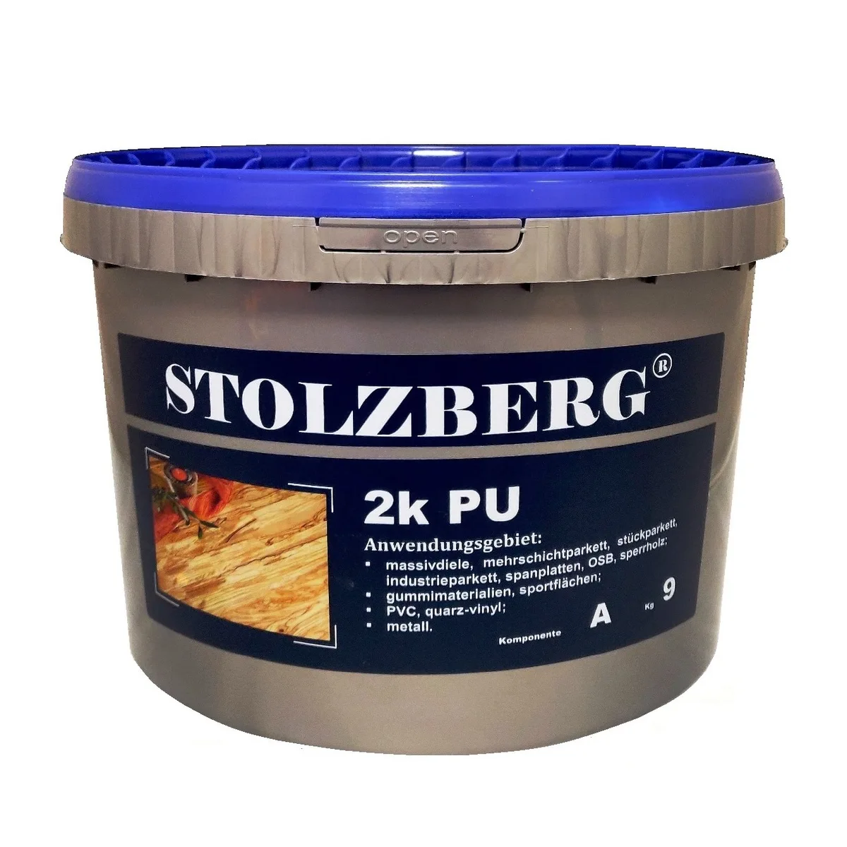 Клей для паркета Stolzberg 2К PU полиуретановый 10 кг
