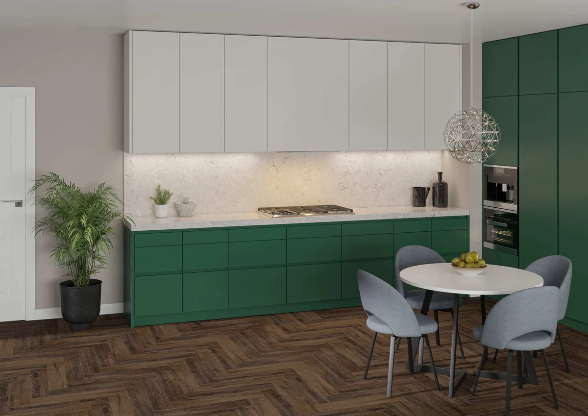 Кварцвиниловый SPC ламинат Alta Step Encanto Умбрия SPC4509 венгерская елка 630×126×4,3