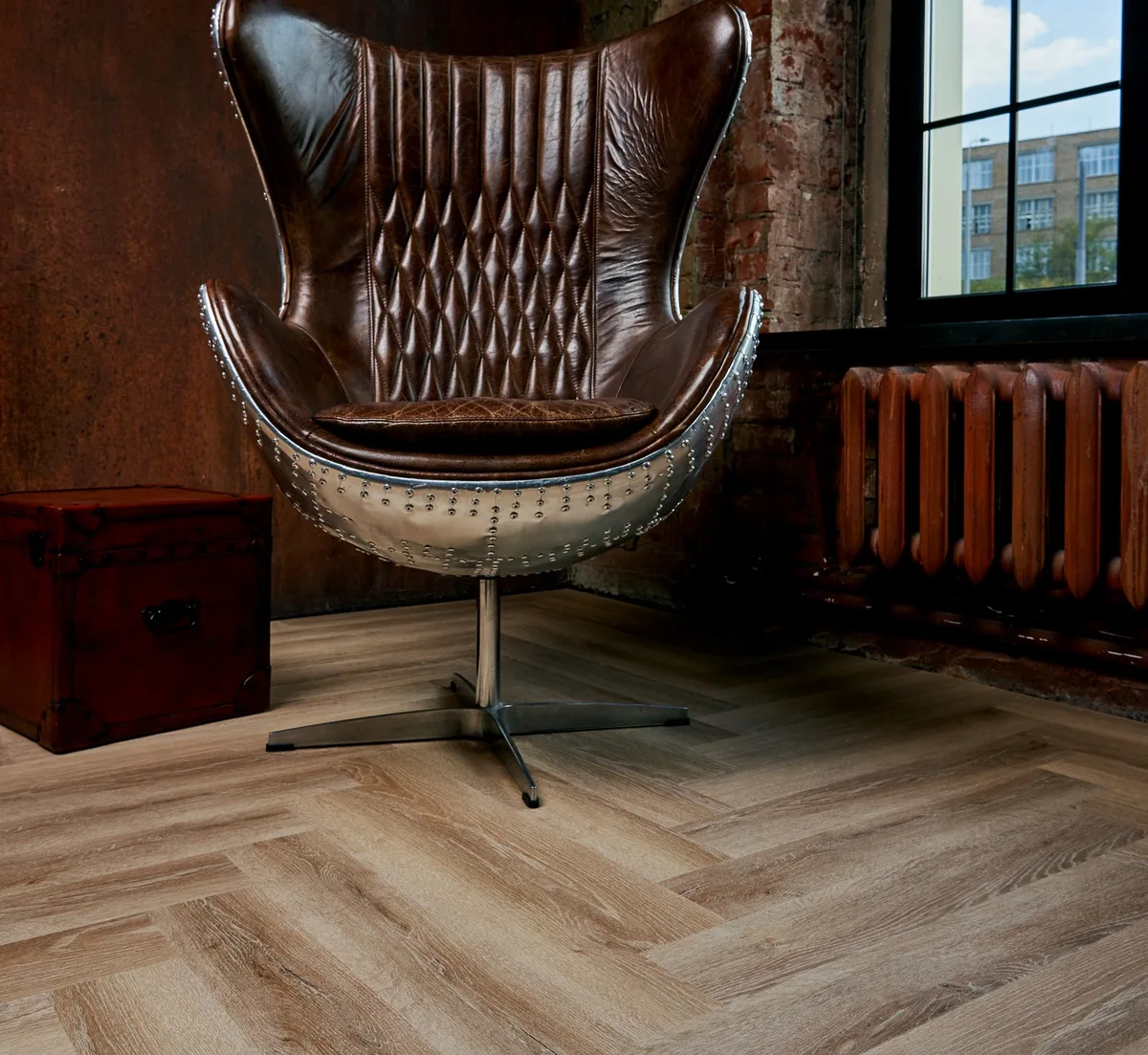 Кварцвиниловая плитка Vinilam клеевая Parquet Herringbone Glue Паркет Классический GD11166 венгерская елка 762×152,4×2,5