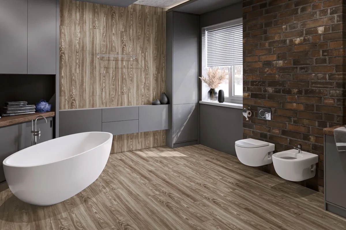 Кварцвиниловый SPC ламинат Damy Floor Family Дуб Селект 001-2 1220×180×4