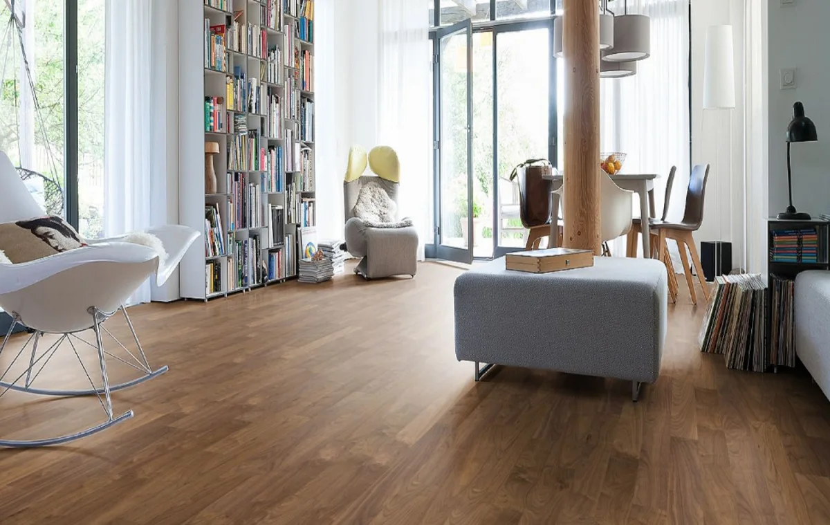 Инженерная доска HM Flooring Орех американский селект тон 1200×150×14