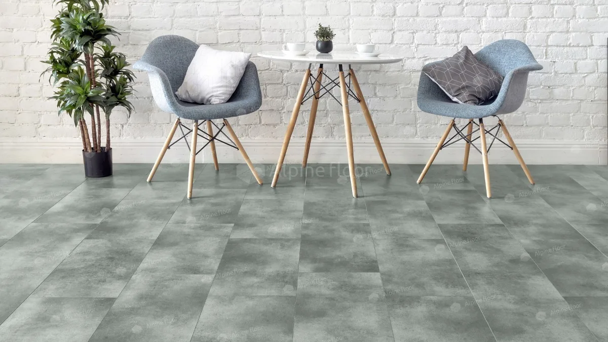 Кварцвиниловая плитка Alpine Floor клеевая Light Stone Бристоль ECO 15-10 608×303×2,5
