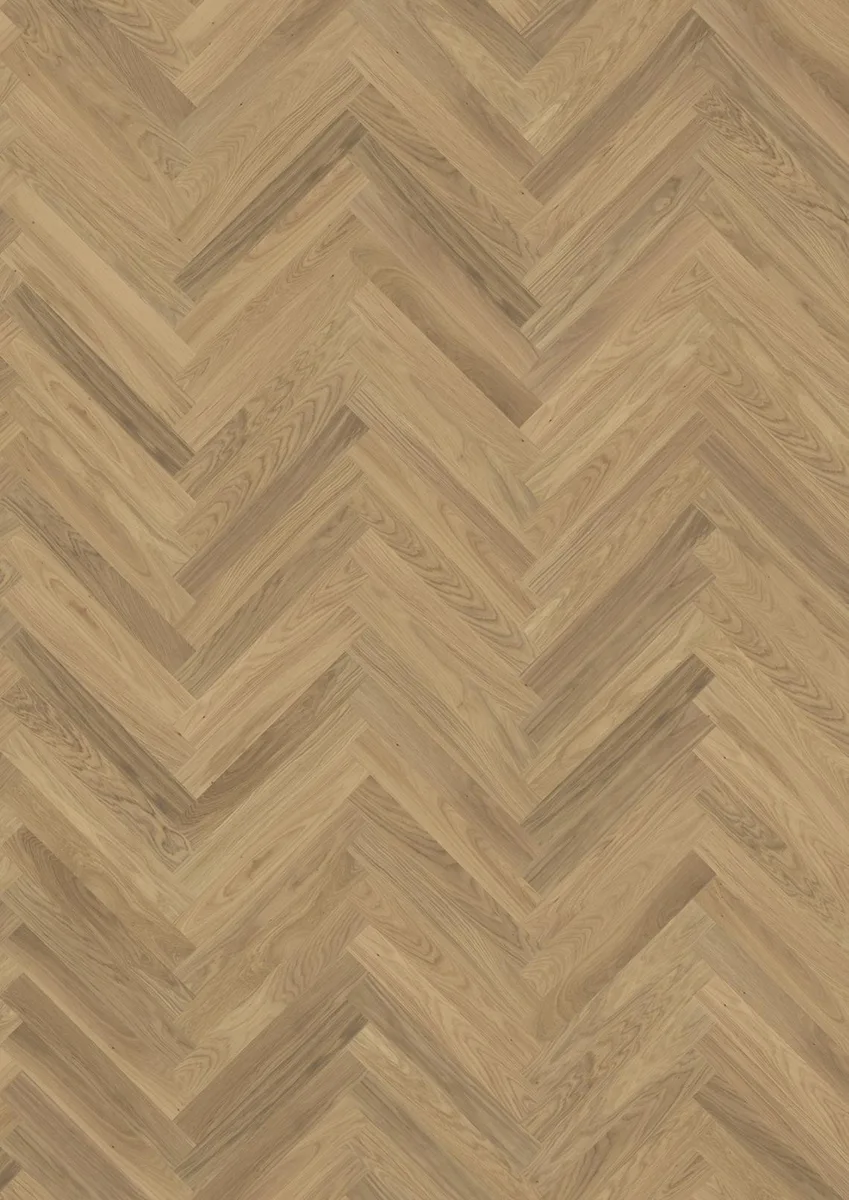 Инженерная доска Kahrs Студио Дуб AB под белым маслом Oak AB white oiled HB 111PABEKFVKE050 Calm венгерская елка 490×70×11