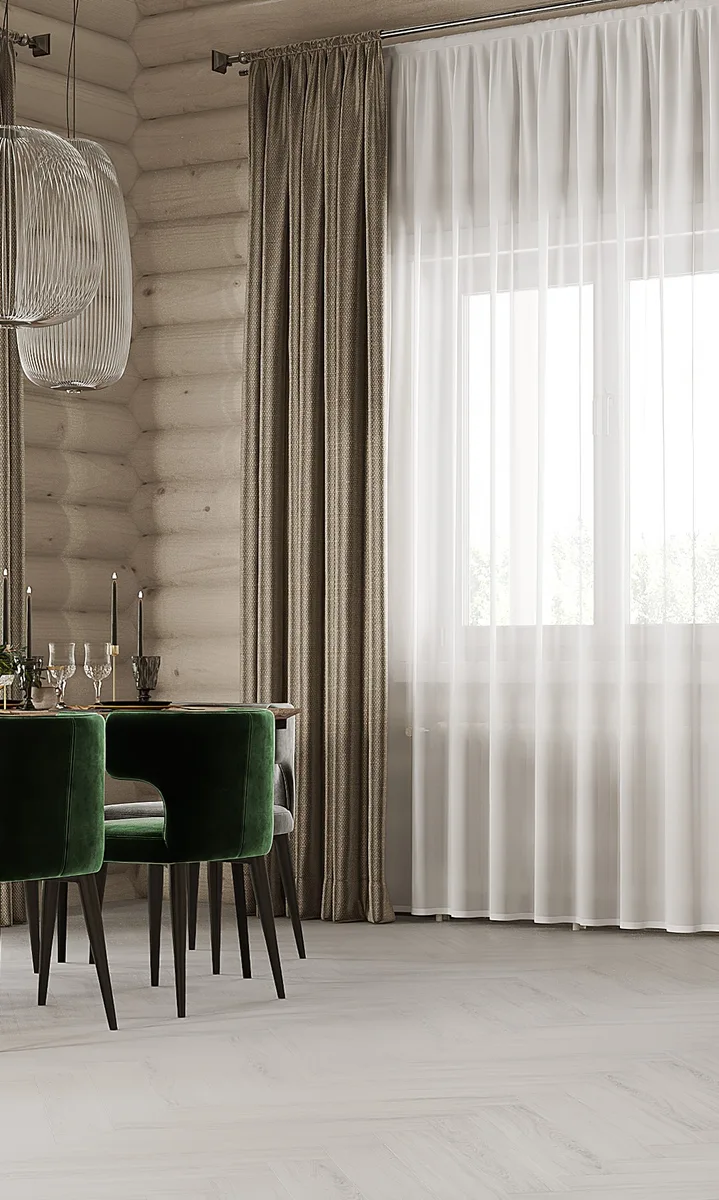 Кварцвиниловый SPC ламинат Vinilam Parquet Herringbone Паркет Санторини IS11366 венгерская елка 720×120×6,5