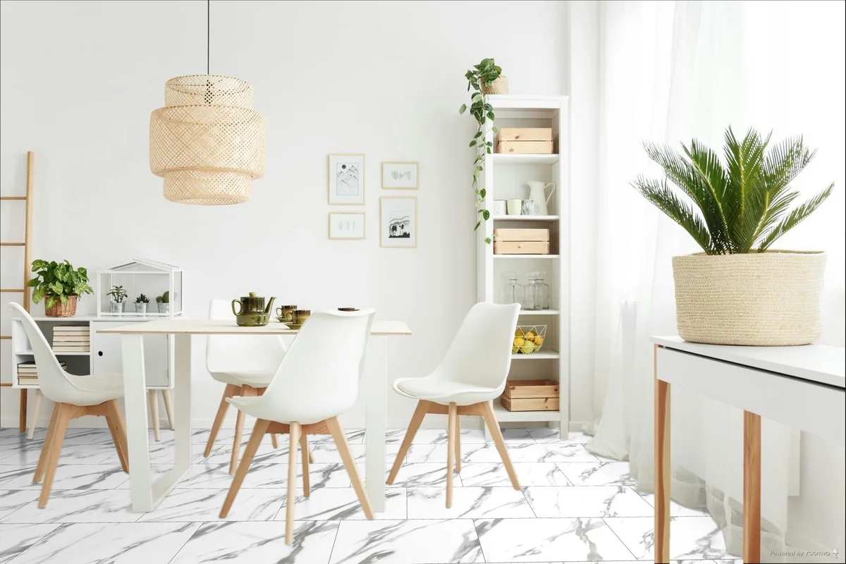 Кварцвиниловая плитка Fargo клеевая Stone LVT Мрамор Калакатта 48105-02 606×303×2,5
