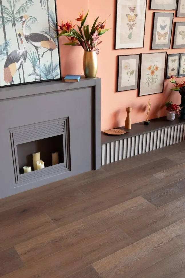Кварцвиниловый SPC ламинат Vinilam Vinilpol Дуб Бравон 8811-EIR 1220×228×6