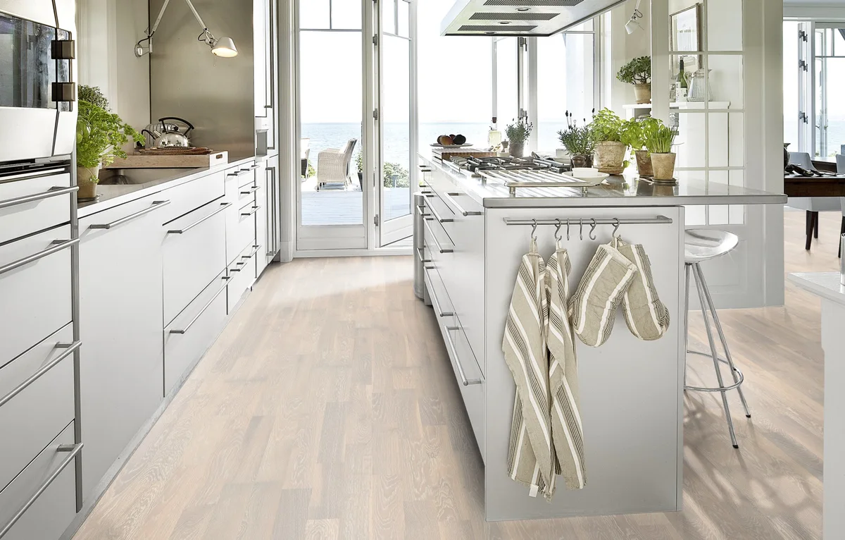 Паркетная доска Kahrs Гармония Дуб Сливки Cream 152N7BEK0WKW240 Variation 2423×200×15