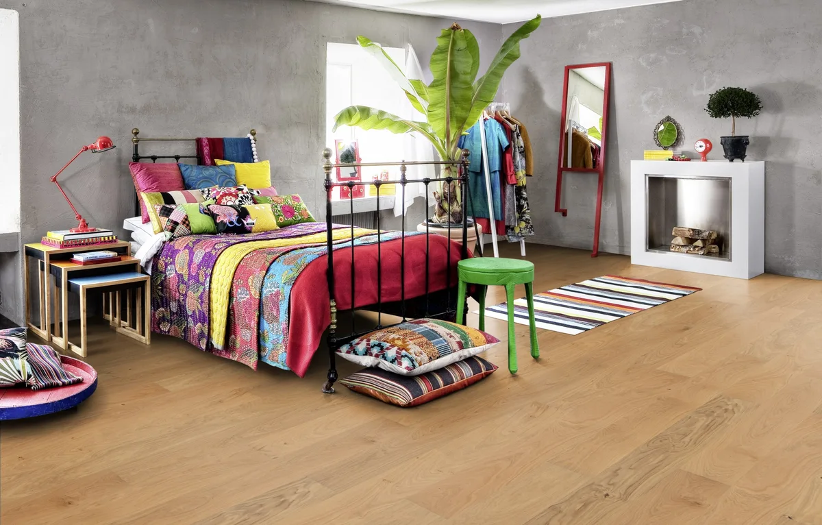 Паркетная доска Kahrs Европейская Дуб Хемпшир Hampshire 151L87EK09KW240 Lively 2420×187×15