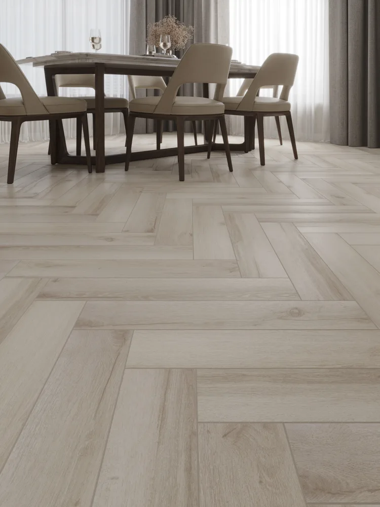 Кварцвиниловый SPC ламинат Cronafloor Herringbone 2.0 Дуб Гавр H013 венгерская елка 640×128×4,5