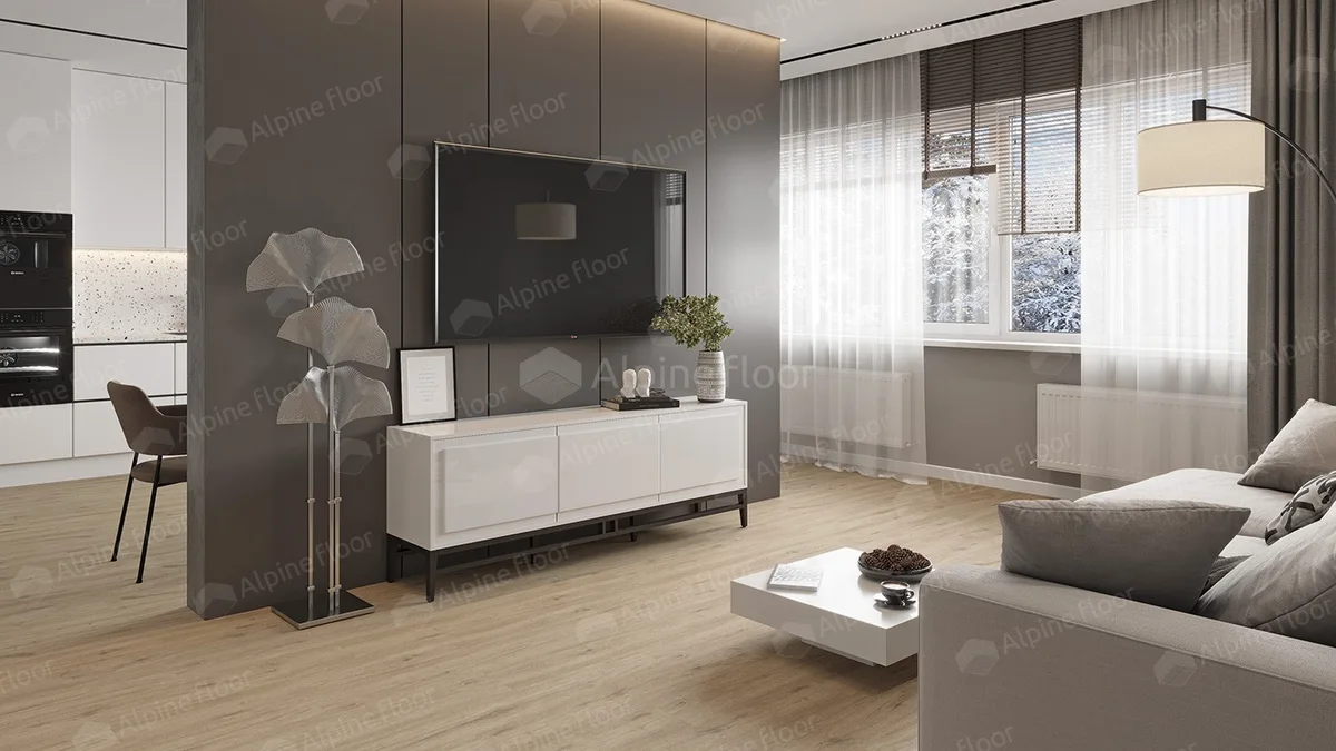 Кварцвиниловый SPC ламинат Alpine Floor Solo Анданте ECO 14-10 1220×183×3.5