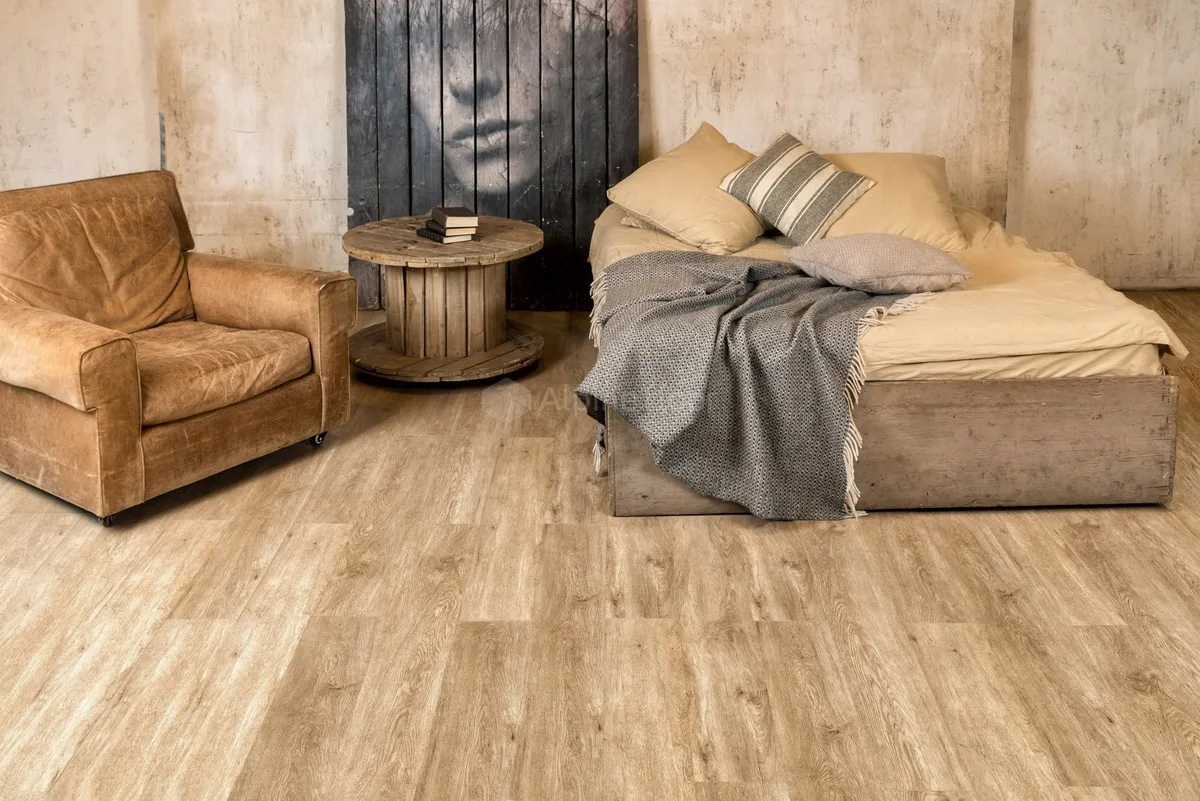 Кварцвиниловый SPC ламинат Alpine Floor Grand Sequoia Light Миндаль ECO 11-601 1220×183×3,5