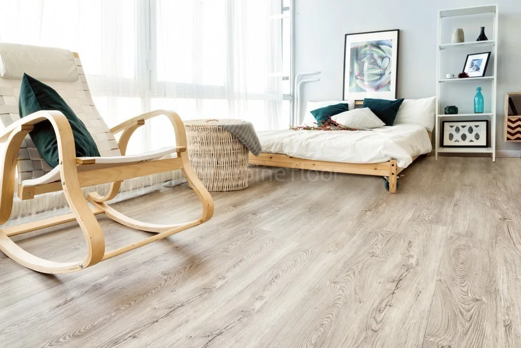 Кварцвиниловая плитка Alpine Floor замковая Sequoia LVT Серая ECO 6-5 1219,2×184,2×3,2