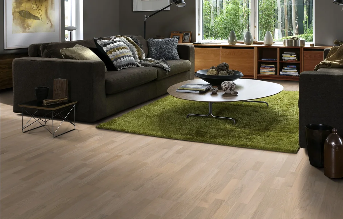 Паркетная доска Kahrs Люмен Дуб Дымка Mist 153N3BEKC4KW240 Variation 2423×200×15