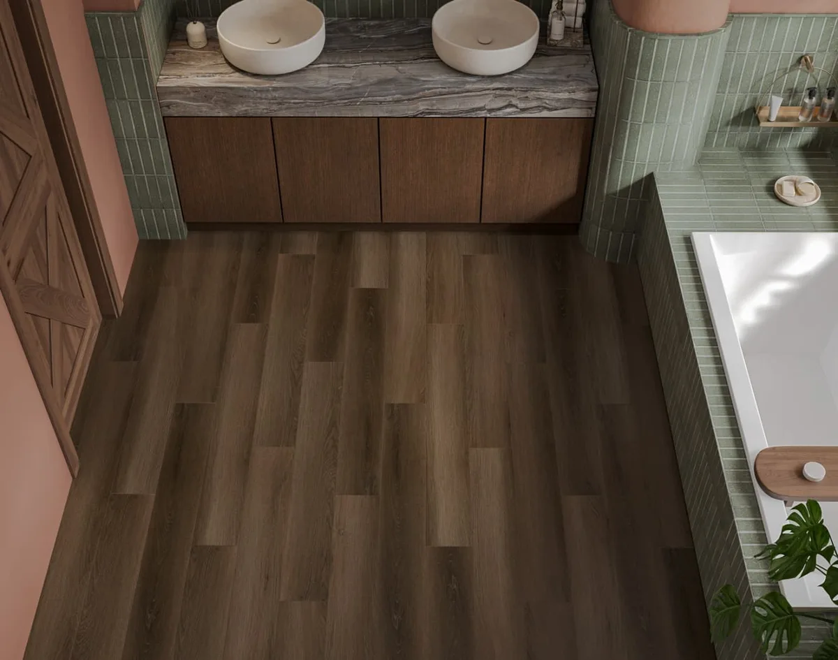 Кварцвиниловый SPC ламинат Alpine Floor Титан 6 Обсидиан ECO 28-6-R 1220×183×6