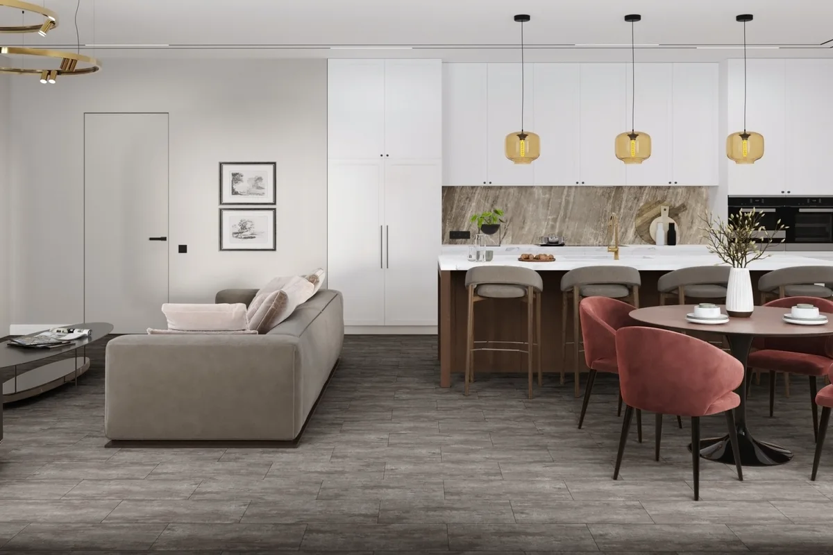 Кварцвиниловый SPC ламинат Damy Floor Ascent Strong Арарат 1204-3-ST 610×305×5,2