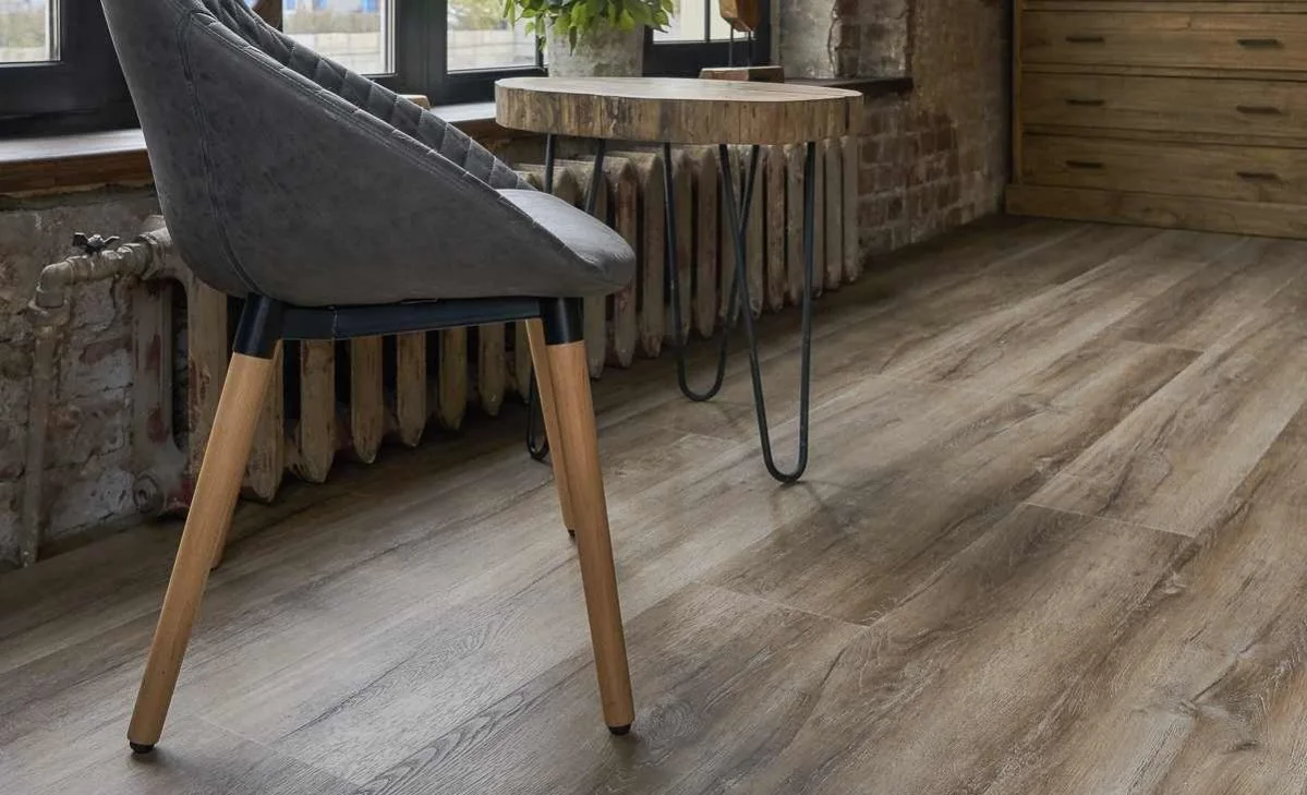 Кварцвиниловый SPC ламинат Vinilam Ceramo Cork Дуб Биль 8895-EIR 1520×225×8