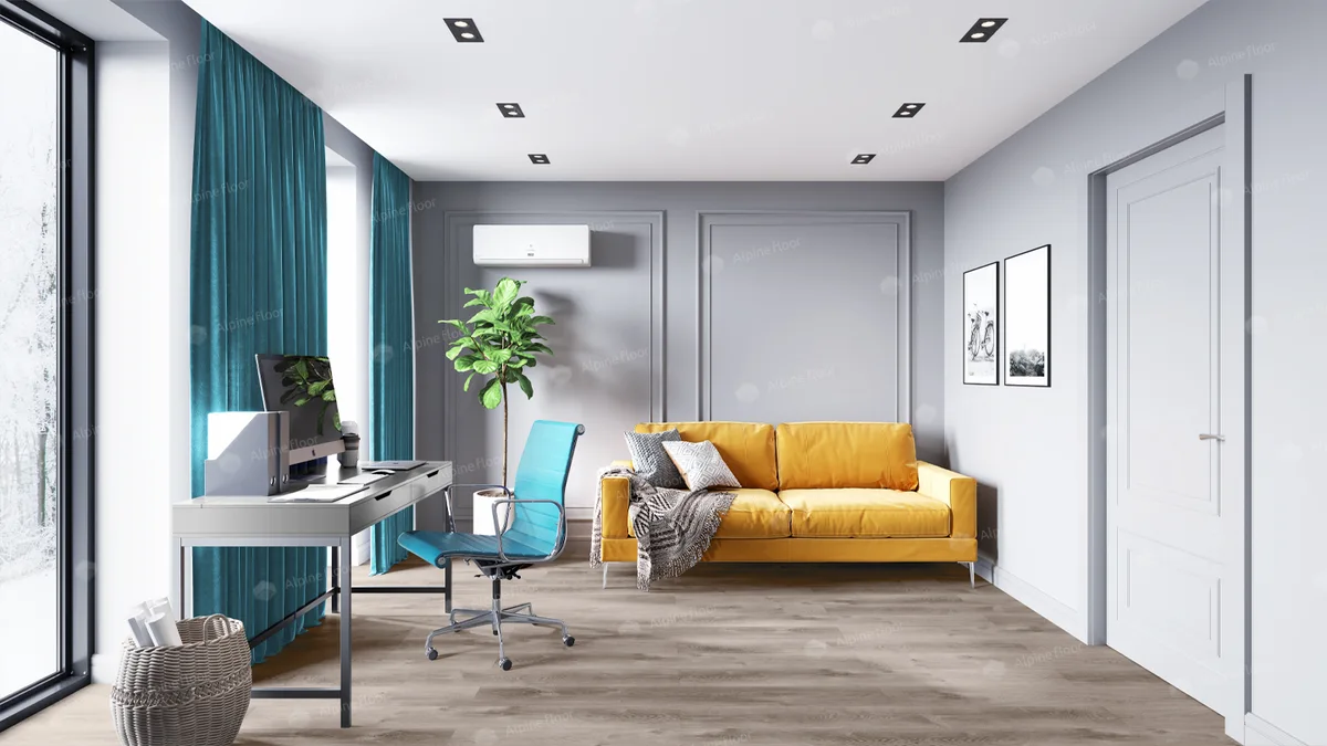 Кварцвиниловый SPC ламинат Alpine Floor Premium XL Дуб Гранит ECO 7-8 1524×180×8