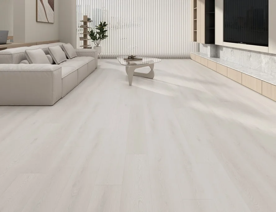 Кварцвиниловый SPC ламинат Evofloor Лайф Дуб Снежный Oak Snow EIR7639-7 1120×184×4,2