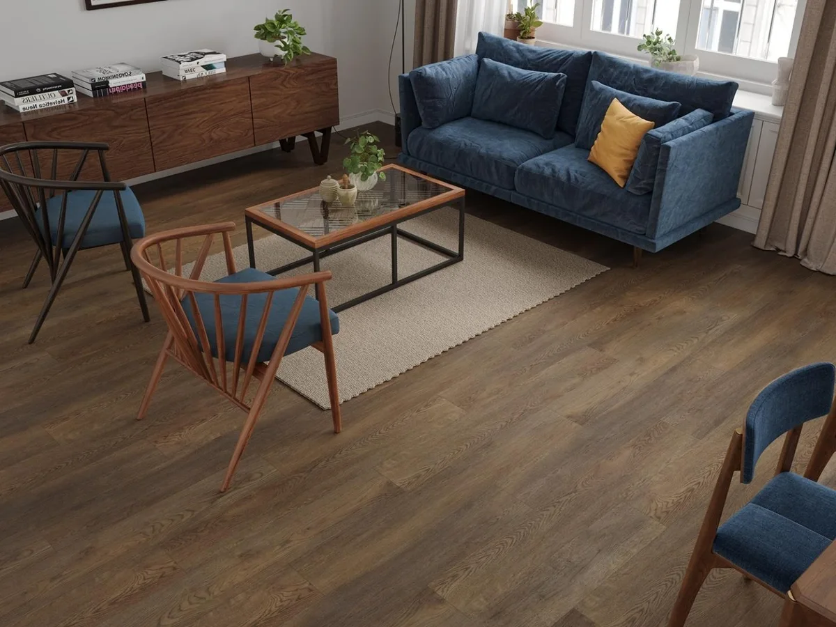 Кварцвиниловая плитка Alpine Floor клеевая Easy Line Дуб Гоен ЕСО 3-45 1219,2×184,15×3