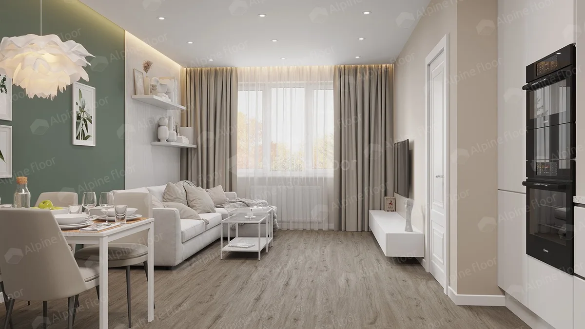 Кварцвиниловый SPC ламинат Alpine Floor Solo Прэсто ECO 14-8 1220×183×3.5