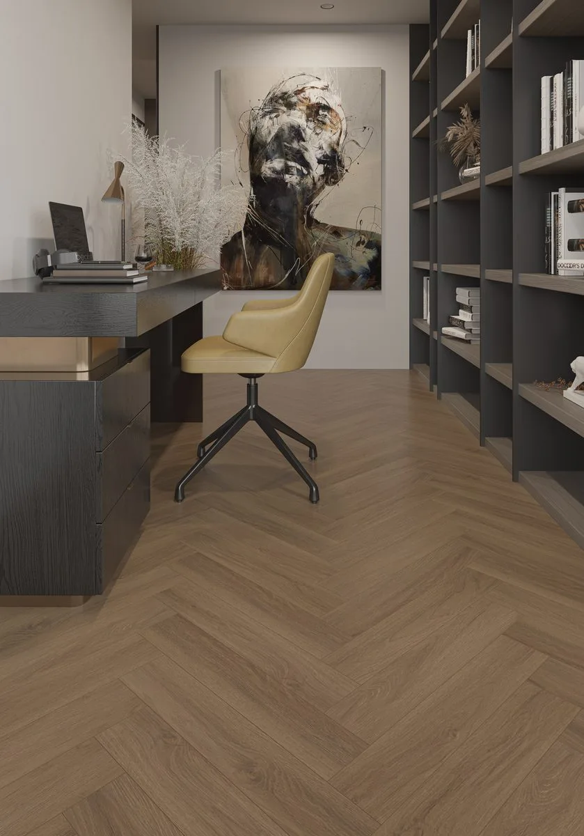 Ламинат My Step Herringbone 8 Тренд MS7008 венгерская елка 600×100×8