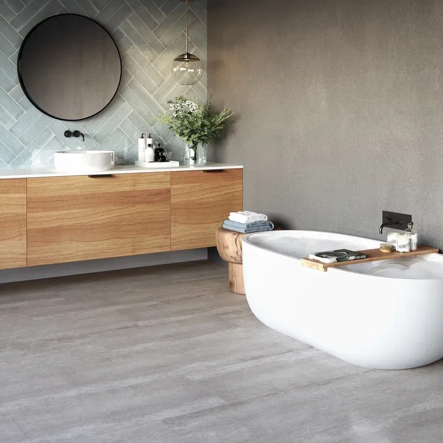 Кварцвиниловая плитка Invictus клеевая Primus Tile Manhattan Sky 914×457×2