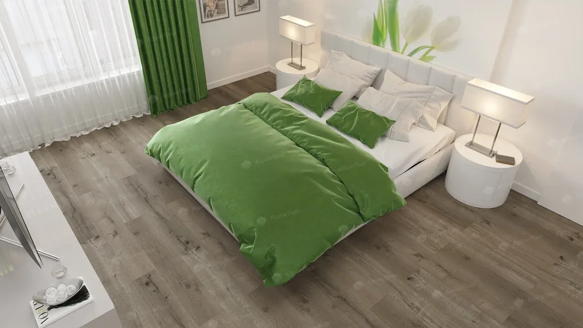 Кварцвиниловый SPC ламинат Alpine Floor Real Wood Дуб Вердан ECO 2-4 1220×183×6