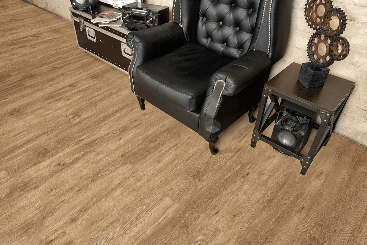 Кварцвиниловая плитка Alpine Floor клеевая Liberty Loose Lay Макадамия ECO 23-5 1227×187×5