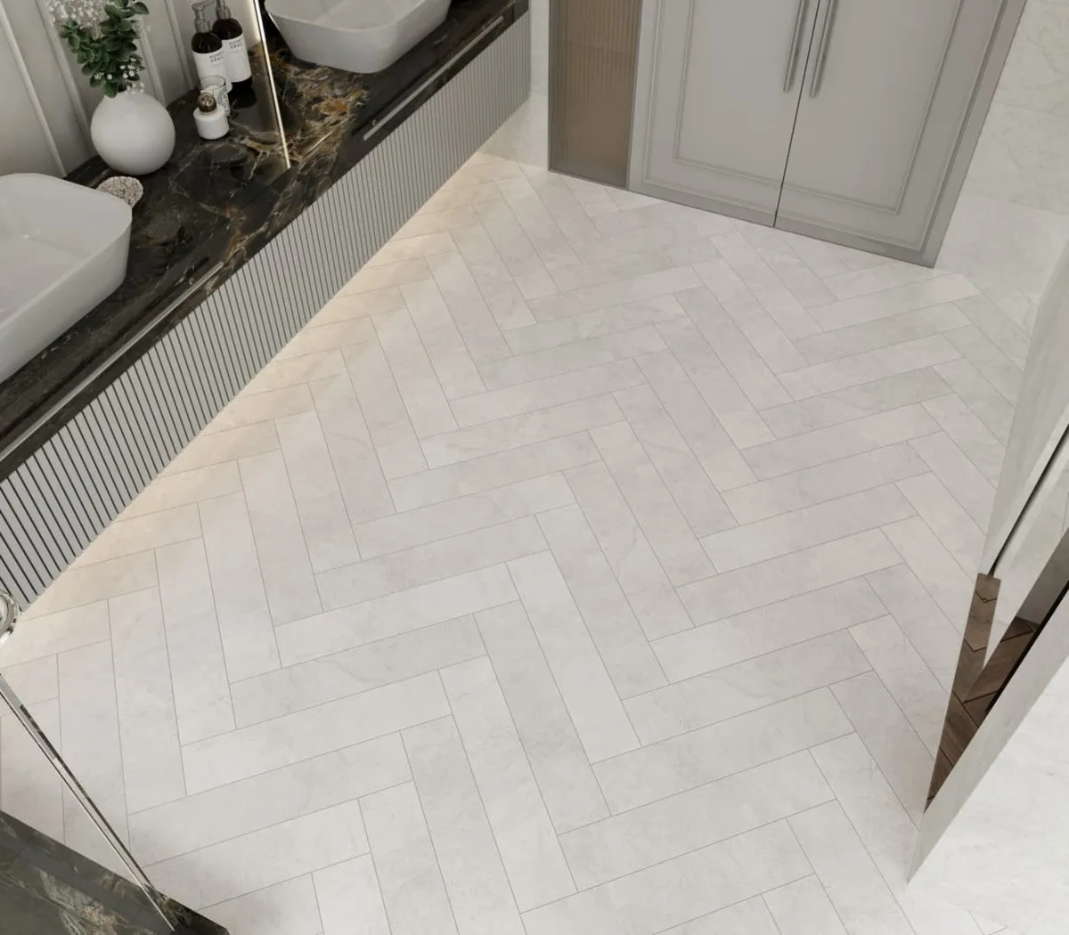 Кварцвиниловый SPC ламинат Alpine Floor Адамант Паркет Элдгея ECO 31-9-R венгерская елка 600×125×5