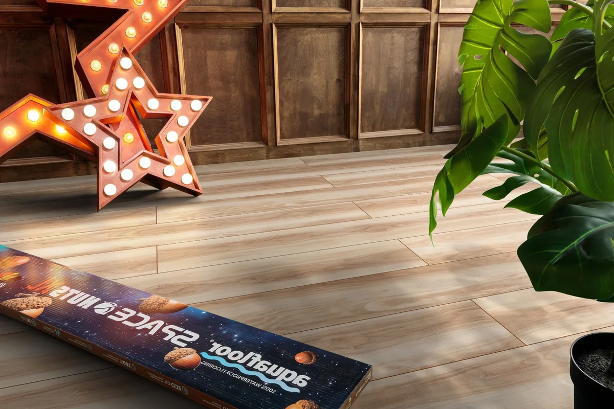 Кварцвиниловый SPC ламинат Aquafloor Space Nuts XL AF4071NXL 1520×220×4