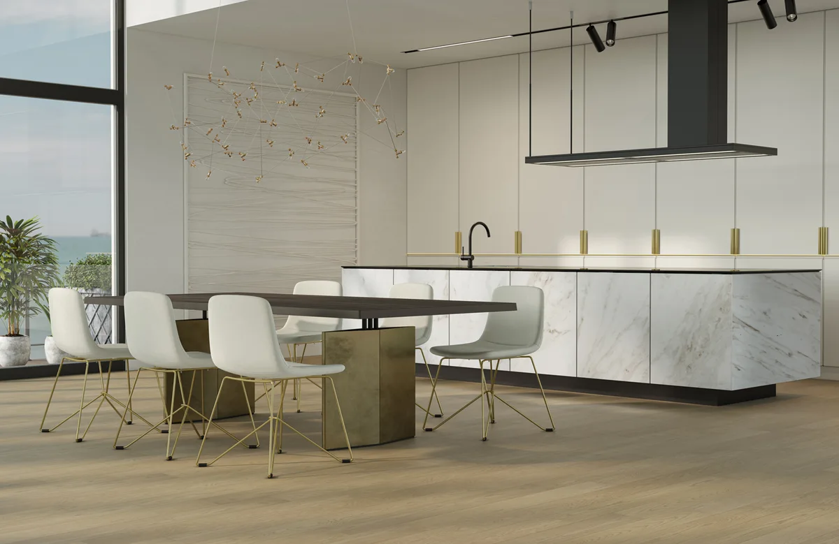 Композитная паркетная доска Quartz Parquet Классик Дуб карельский 419 400-1220×152×5