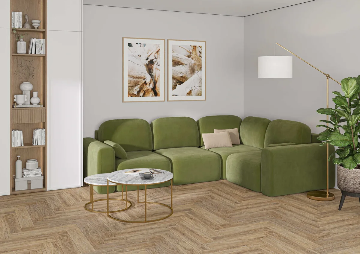 Кварцвиниловый SPC ламинат Alta Step Encanto Тоскана SPC4503 венгерская елка 630×126×4,3
