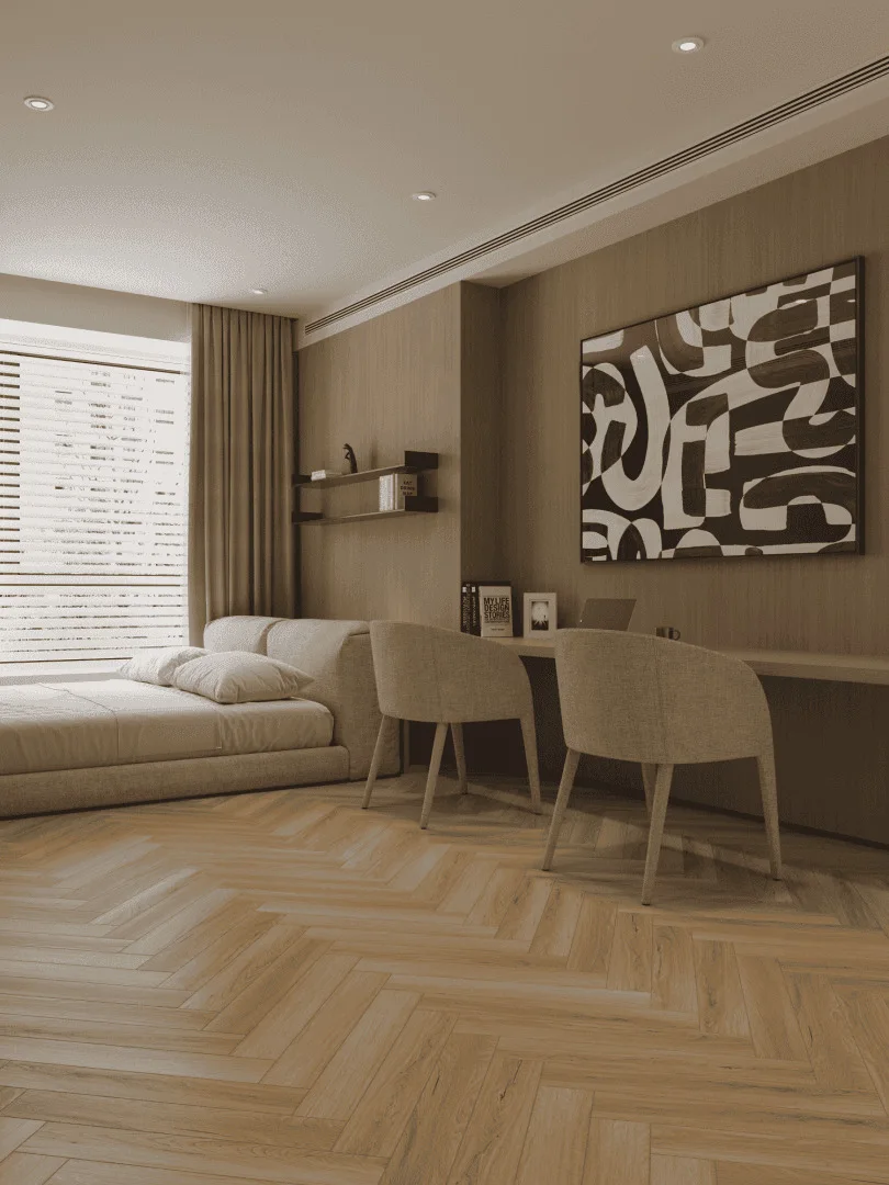 Ламинат Norland Herringbone Elegant Дуб Босна LF303-39 венгерская елка 600×100×8