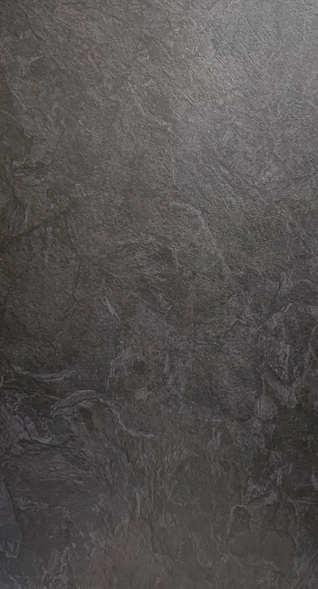 Кварцвиниловая плитка Vinilam клеевая Ceramo Stone Glue Сланцевый Черный 61607 950×475×2,5