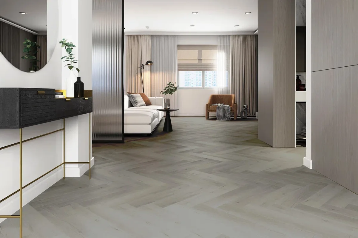 Кварцвиниловый SPC ламинат Home Expert Parquet Дуб Баварский лес 33-69W906/33-3003 венгерская елка 615×123×3,5