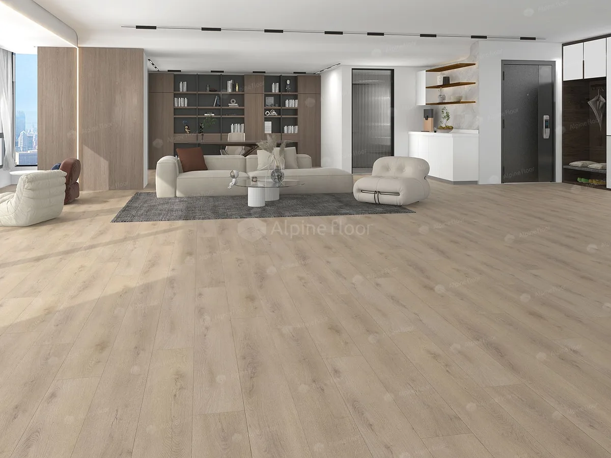 Кварцвиниловый SPC ламинат Alpine Floor Premium XL Дуб Эльнат ECO 7-24 1800×229×8