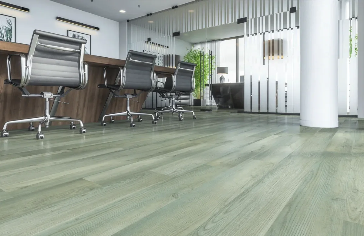 Кварцвиниловый SPC ламинат Home Expert Natural Дуб Майское утро 61W930 1220×150×3,5