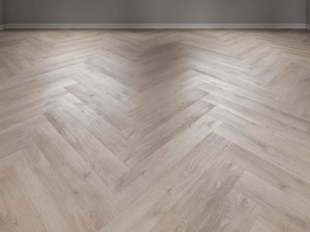 Кварцвиниловая плитка Vinilam клеевая Vinilpol Herringbone Glue Паркет Палладио 9944 венгерская елка 609,6×152,4×2,5