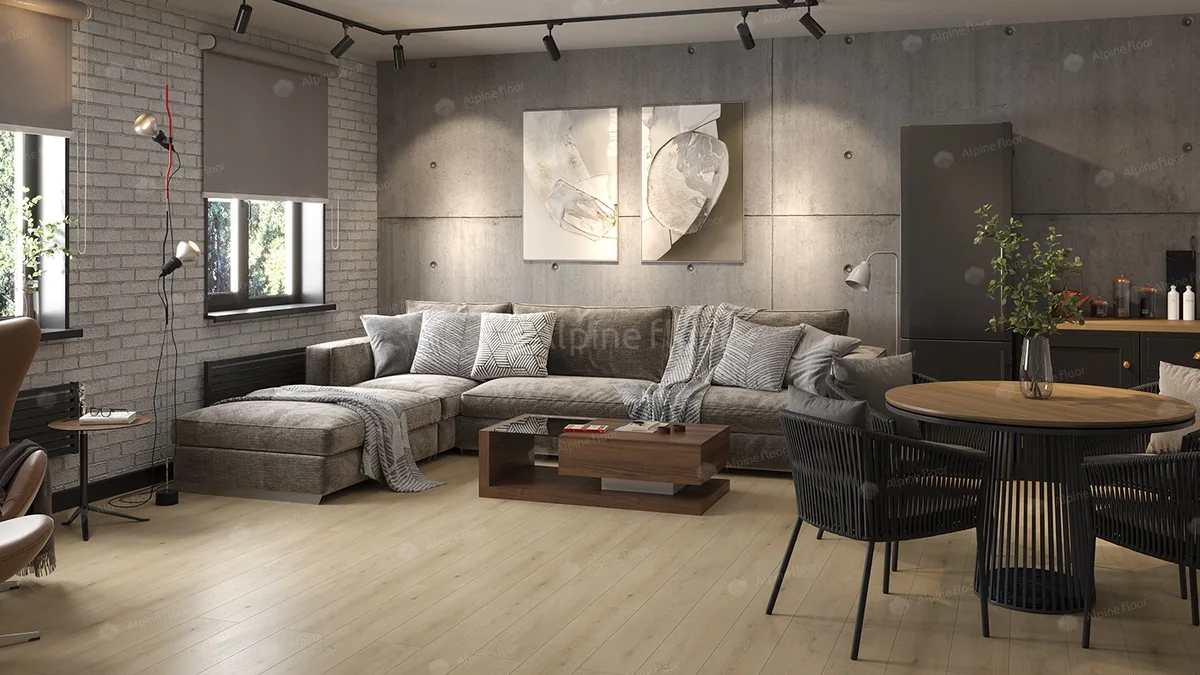 Кварцвиниловый SPC ламинат Alpine Floor Grand Sequoia Кипарисовая ECO 11-26 1220×183×4