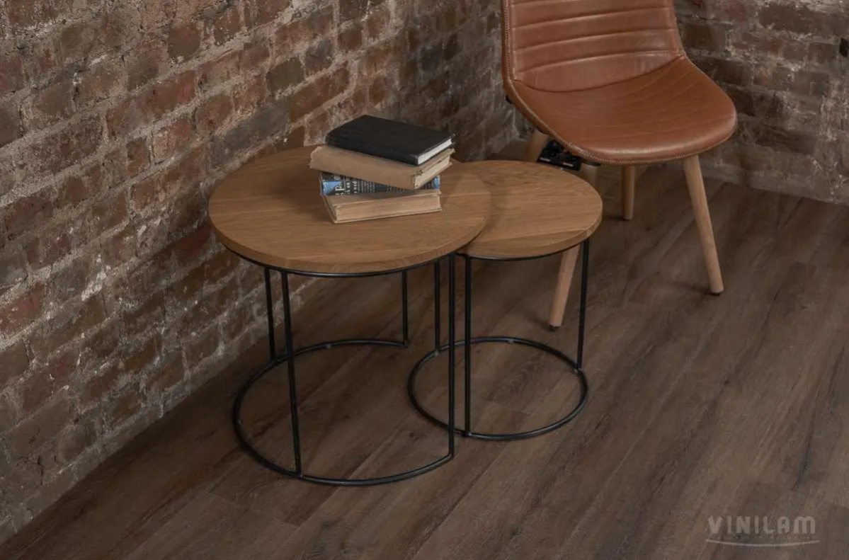 Кварцвиниловая плитка Vinilam клеевая Ceramo XXL Glue Дуб Берн 8885-EIR 1528×233×2,5