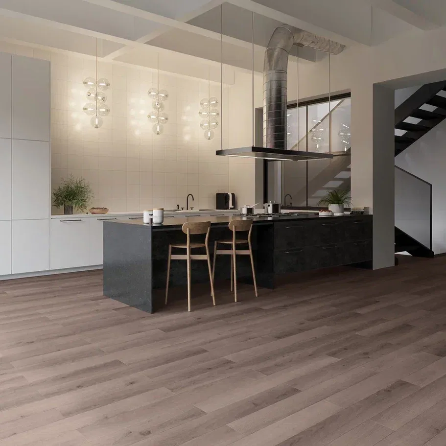 Кварцвиниловая плитка Invictus клеевая Maximus Plank Highland Oak Ebony 1219×178×2,5