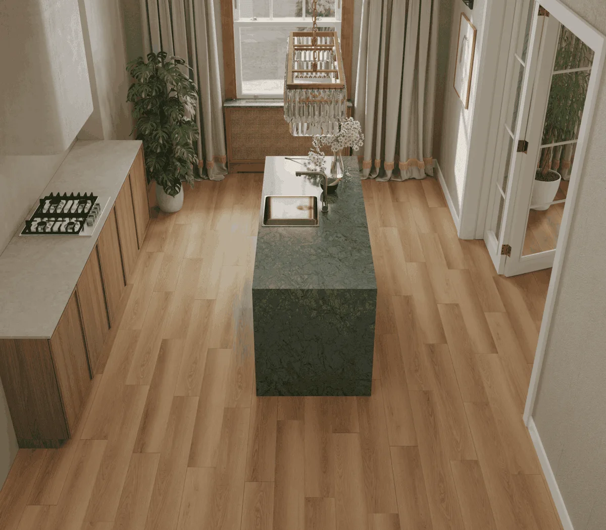 Кварцвиниловый SPC ламинат Alpine Floor Титан 6 Осмий ECO 28-3-R 1220×183×6