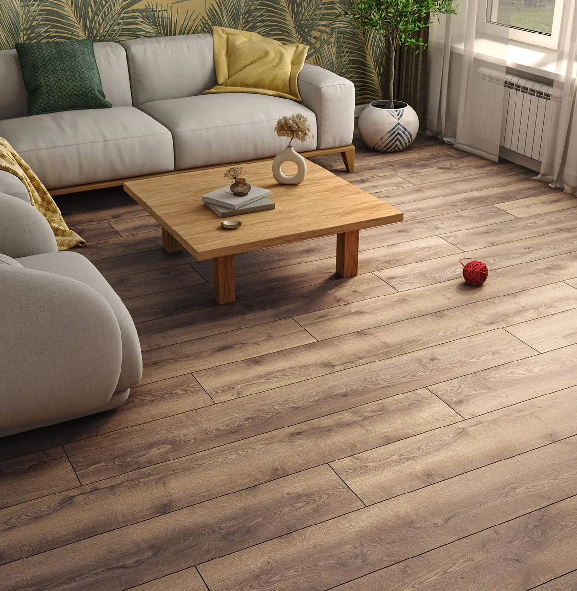 Ламинат My Floor Residence Дуб Лэйк Коричневый ML1022 1845×244×10