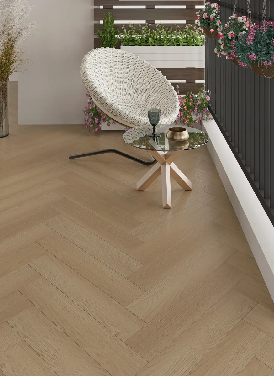 Ламинат My Step Herringbone 8 Ида MS7108 венгерская елка 600×100×8