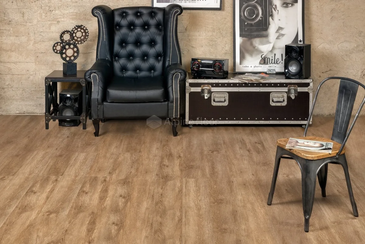 Кварцвиниловый SPC ламинат Alpine Floor Grand Sequoia Макадамия ECO 11-10 1220×183×4