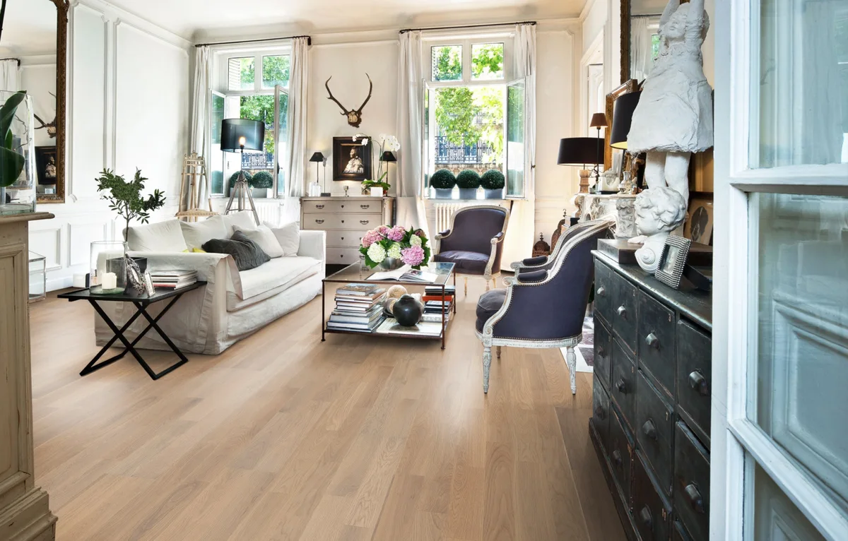 Паркетная доска Kahrs Песочная Дуб Портофино Portofino 152N38EK0VKW240 Variation 2423×200×15