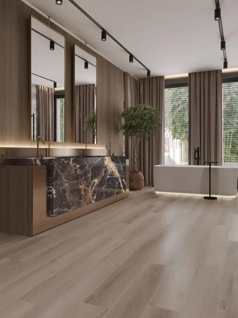 Кварцвиниловый SPC ламинат Alpine Floor Титан 6 Агат ECO 28-5-R 1220×183×6