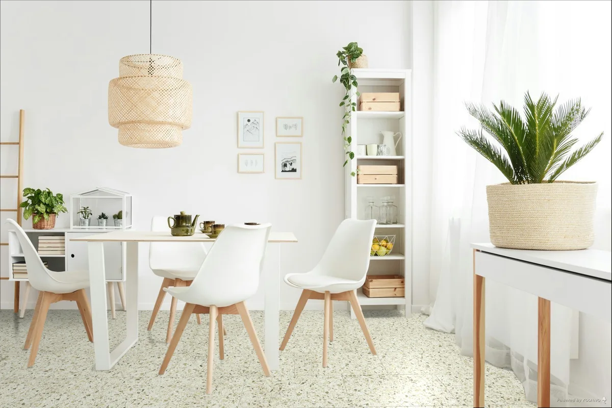 Кварцвиниловая плитка Fargo клеевая Stone LVT Терраццо Бежевый 101-3 606×303×2,5